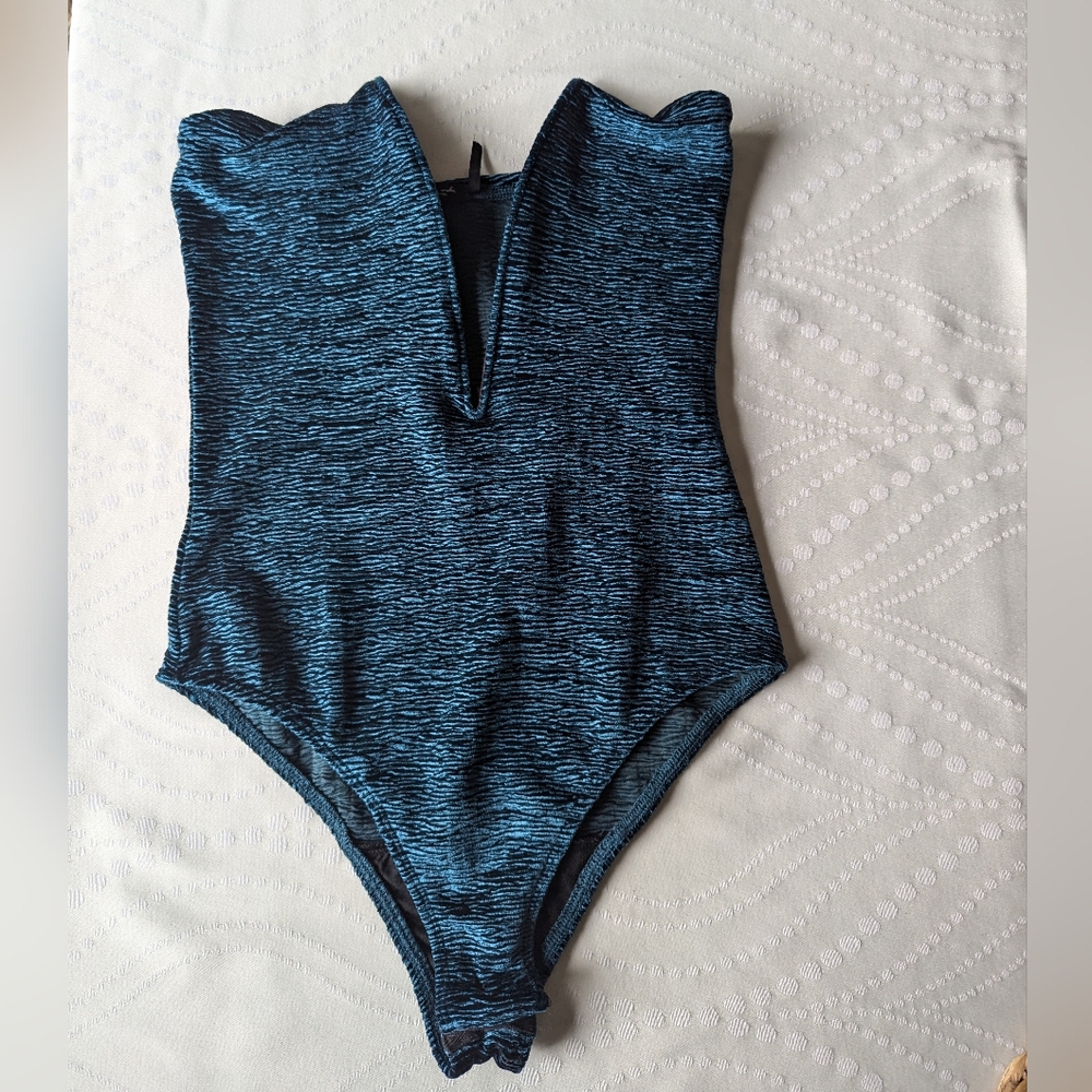 UO ~ Out from Under ~ Teal bodysuit